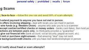 Common Scams to Watch Out For on NC Craigslist