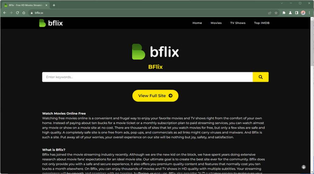 What is Bflix GG?