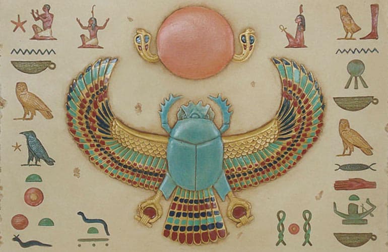 Introduction To Scarab Papyrus Ankh